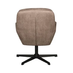 Moss Fauteuil Taupe Micro Suede