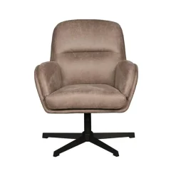 Moss Fauteuil Taupe Micro Suede