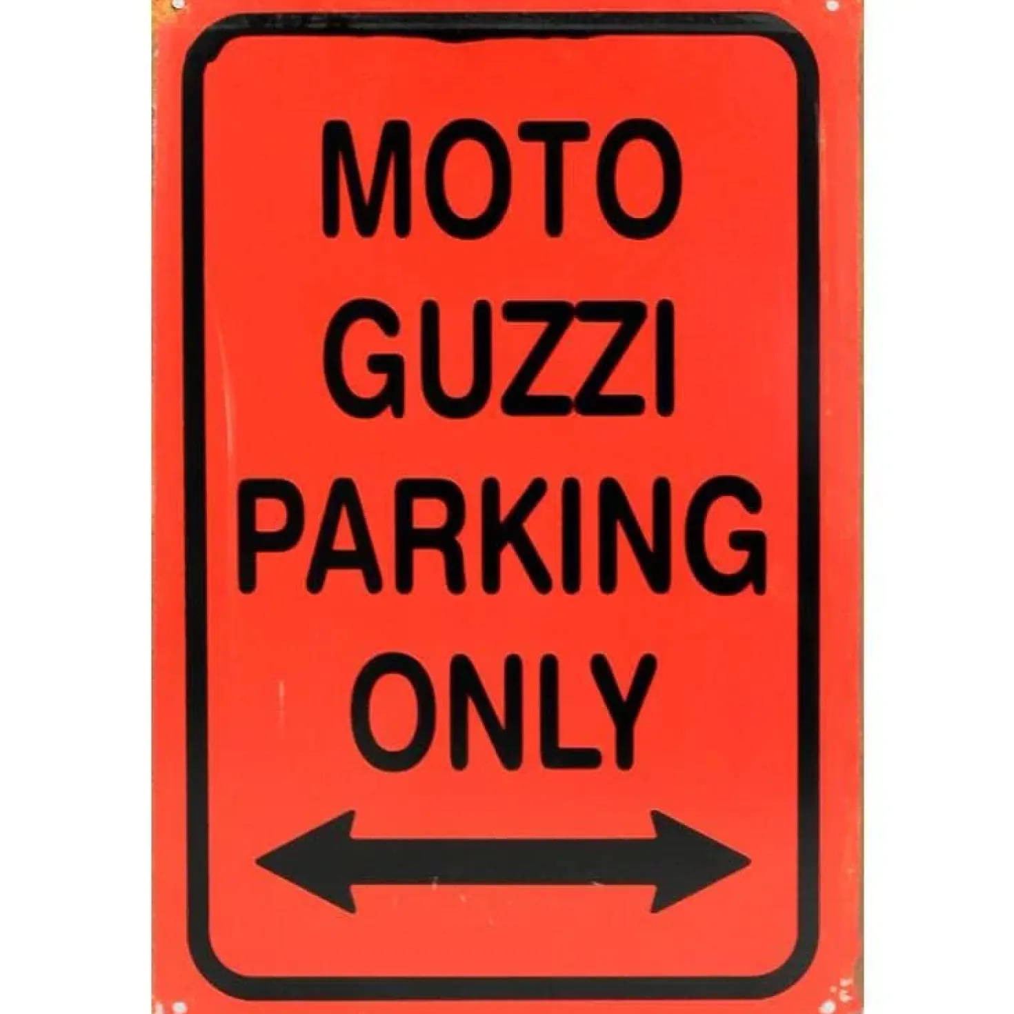 Moto Guzzi Parking only - metalen bord