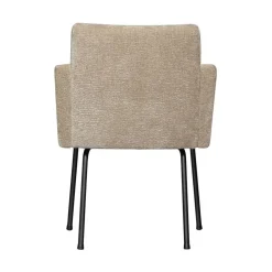 Mount Eetkamerstoel Met Armleuning Chenille Zand