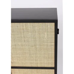 Muji hoge wandkast met 6 vakken rotan 70cm