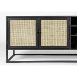 Muji tv meubel met 3 lades rotan 150cm