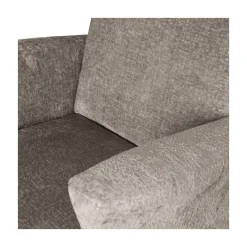 Muse Fauteuil Grof Geweven Stof Taupe
