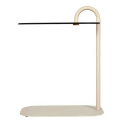 Mylon Bijzettafel Glas zand 48cm