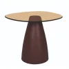 Mylon Salontafel glas Burgundy 50cm