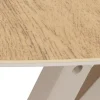 Myrthe Eettafel rond Keramiek met beige poot 119 cm