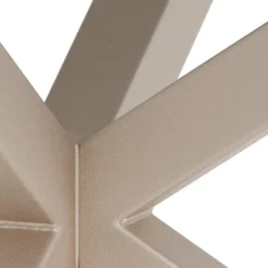 Myrthe Salontafel rond Keramiek met beige poot 82 cm
