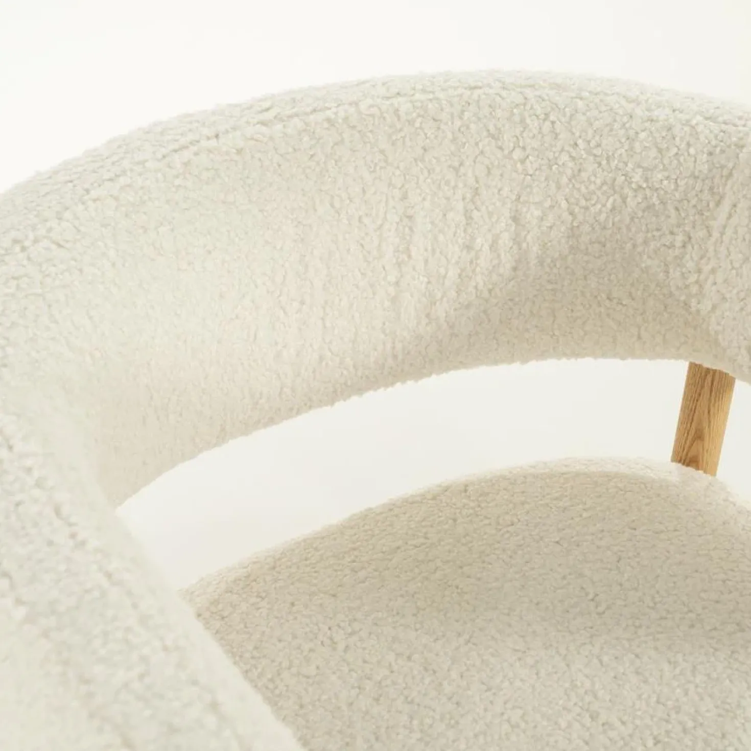 Mysa Fauteuil Beige Hout