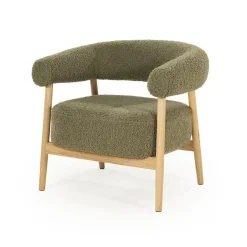 Mysa Fauteuil Groen Hout