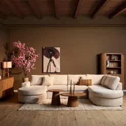 MySofa Alta U-Bank Naturel stof