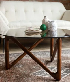 Naia Salontafel Walnoot 80cm