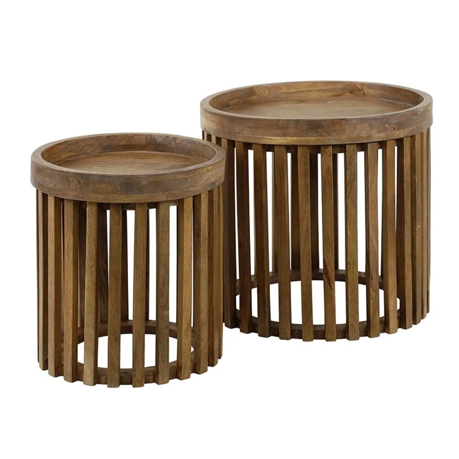Namra bijzettafel set van 2 mangohout
