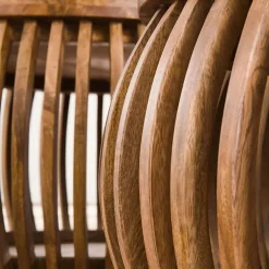 Namra Curved salontafel set van 2 mangohout zandkleur
