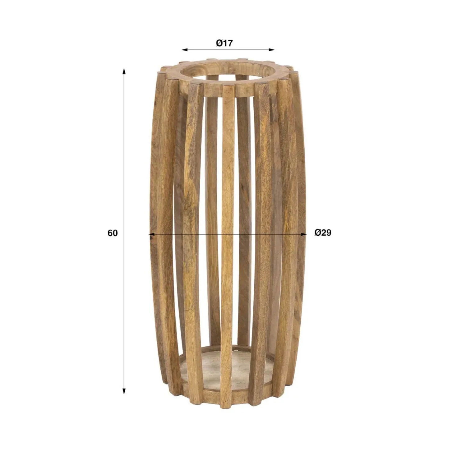 Namra Paraplubak Mangohout 29cm