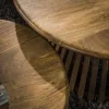 Namra Salontafel set van 2 conisch Massief mangohout zandkleur