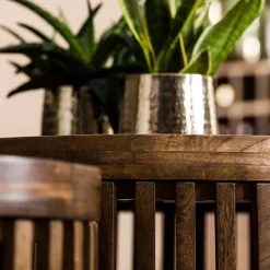 Namra salontafel set van 2 mangohout zandkleur