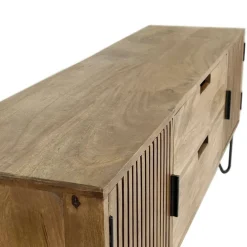 Namra tv meubel mangohout zandkleur