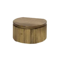 Namra zwevend Nachtkastje rond Mangohout 30cm