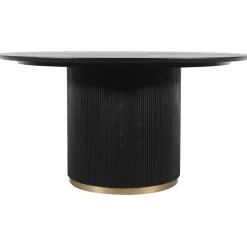 Naro Eettafel Zwart Mangohout 150cm