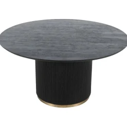 Naro Eettafel Zwart Mangohout 150cm