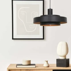 Naro 1-lichts Hanglamp Zwart