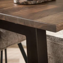 Nela Bartafel Bruin acaciahout 147cm