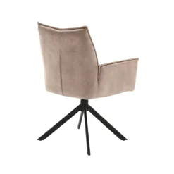 Nelly eetkamerstoel velvet beige