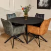 Nelly eetkamerstoel velvet Light blue