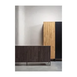 New Gravure Dressoir essen fineer espresso 200 cm