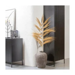 New Gravure Dressoir grenen zwart 200 cm