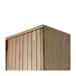 New Gravure Hoge kast met lade eiken naturel 60 cm