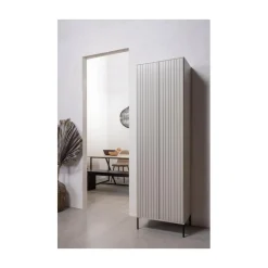 New Gravure Hoge kast met lade grenen dust 60 cm