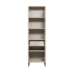 New Gravure Hoge kast met lade grenen dust 60 cm