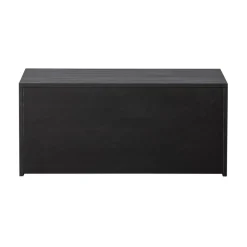 New Gravure Kistbank grenen zwart 88 cm