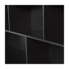 New Gravure Opzetkast grenen zwart 200 cm