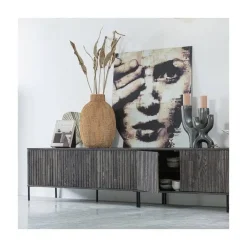 New Gravure Tv meubel essen fineer espresso 100 cm