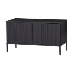 New Gravure Tv meubel grenen zwart 100 cm