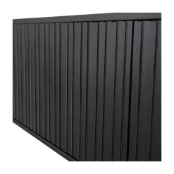 New Gravure Tv meubel grenen zwart 100 cm