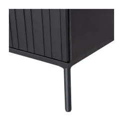 New Gravure Tv meubel grenen zwart 100 cm