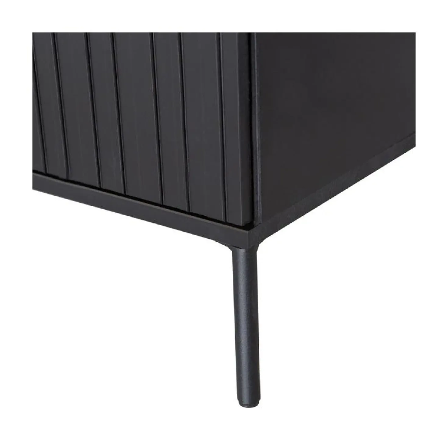 New Gravure Tv meubel grenen zwart 100 cm