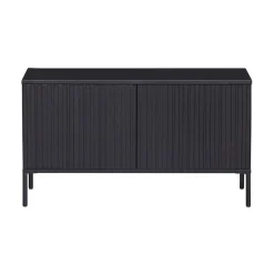 New Gravure Tv meubel grenen zwart 100 cm