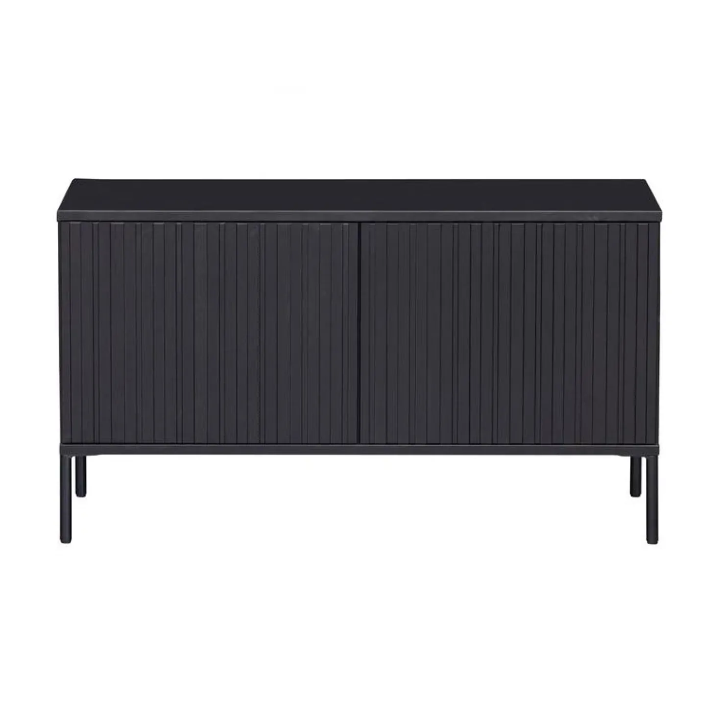 New Gravure Tv meubel grenen zwart 100 cm