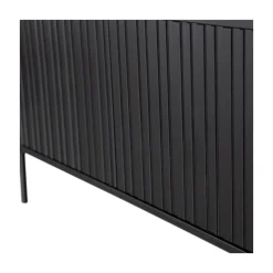 New Gravure Tv meubel grenen zwart 150 cm