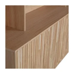 New Gravure Wandkast eiken naturel 200 cm