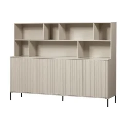 New Gravure Wandkast grenen dust 200 cm