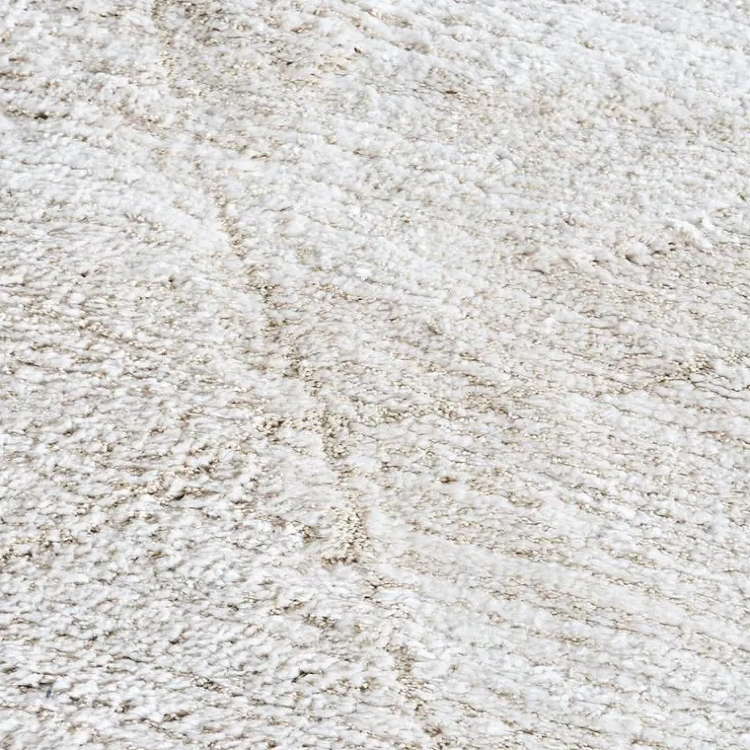 Nica vloerkleed Crème Rond 160x160cm