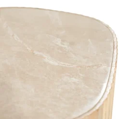 Nice Salontafel organisch Set van 2 Naturel