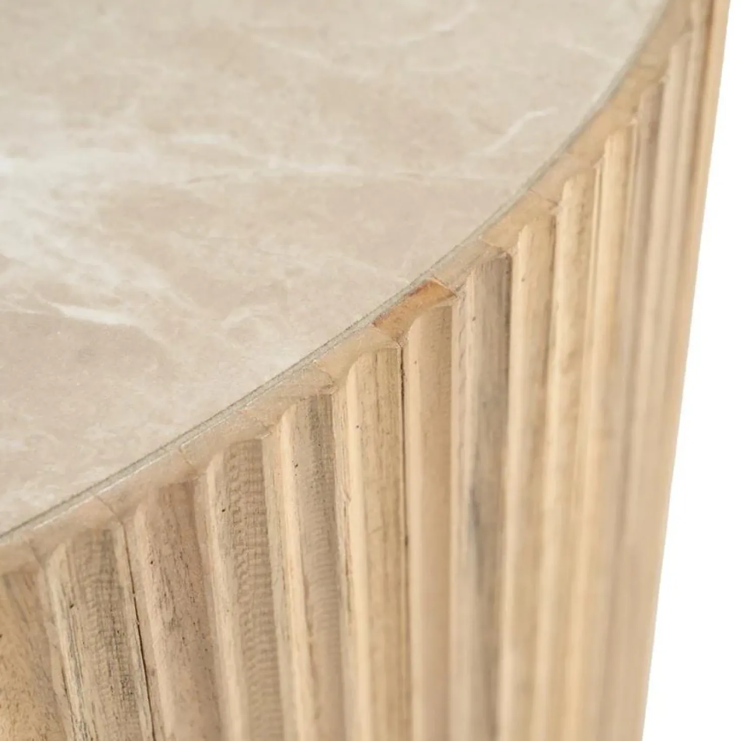 Nice Salontafel organisch Set van 2 Naturel