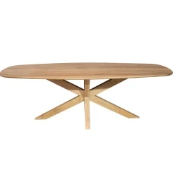 Nicole Eettafel Deens ovaal Mangohout 210 cm