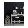 Nikki Bureau Dennenhout Wit 140cm